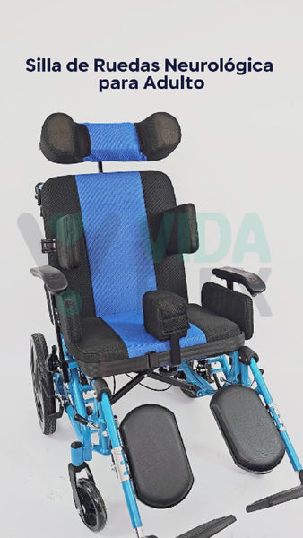 SILLA DE RUEDAS NEUROLOGICA PARA ADULTO